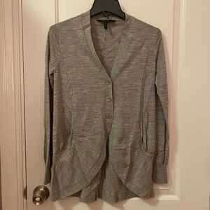 Gray cardigan